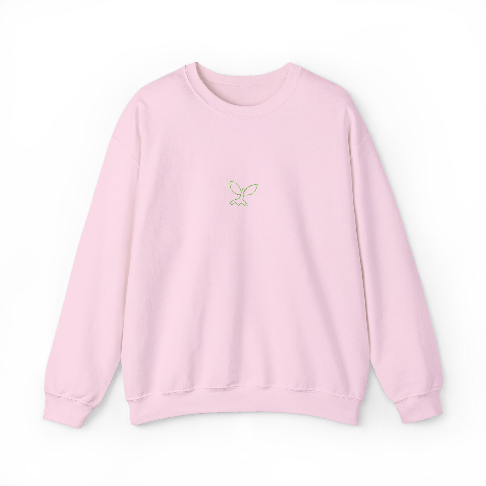 Leafy Twig Unisex Embroidered Crewneck Sweatshirt