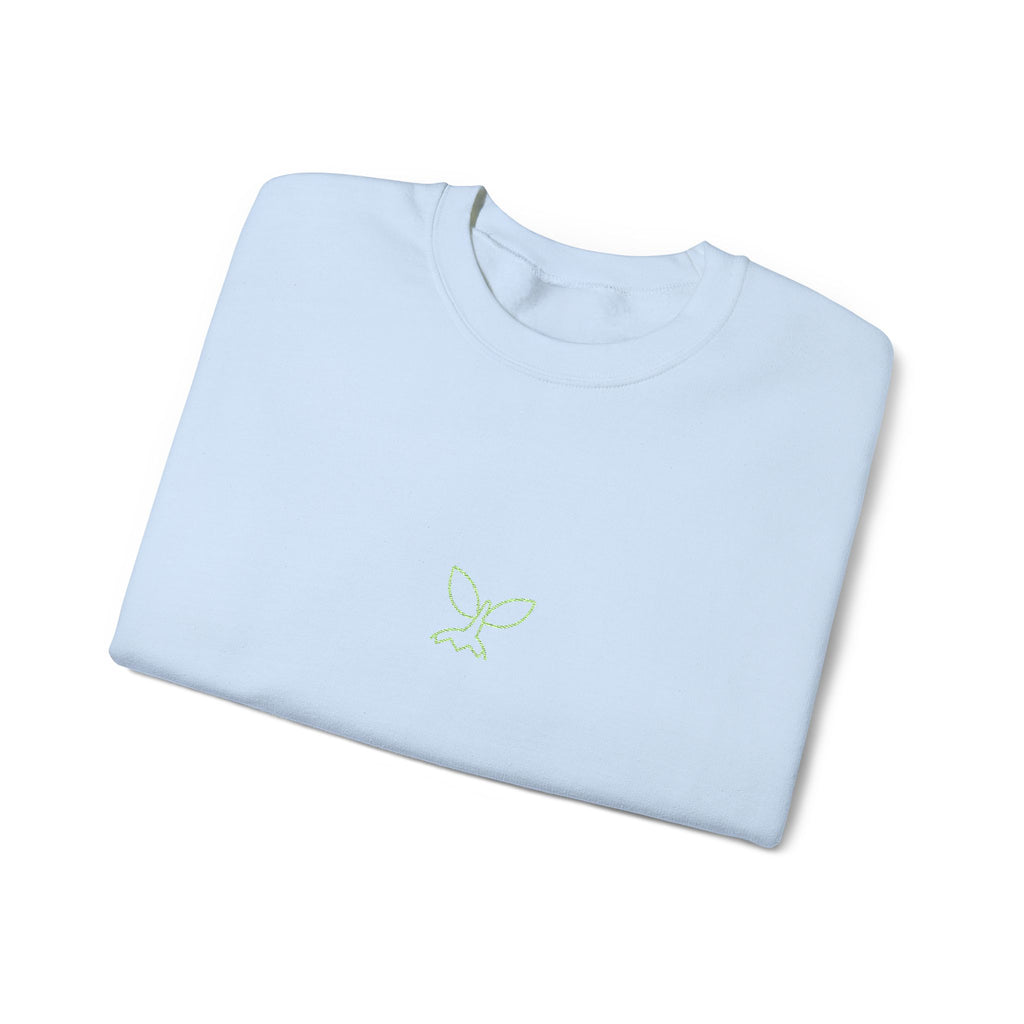 Leafy Twig Unisex Embroidered Crewneck Sweatshirt