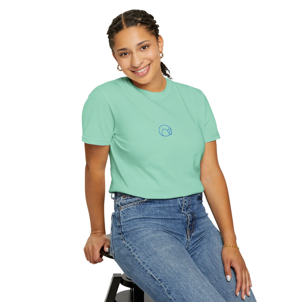 0393 Unisex Embroidered T-shirt