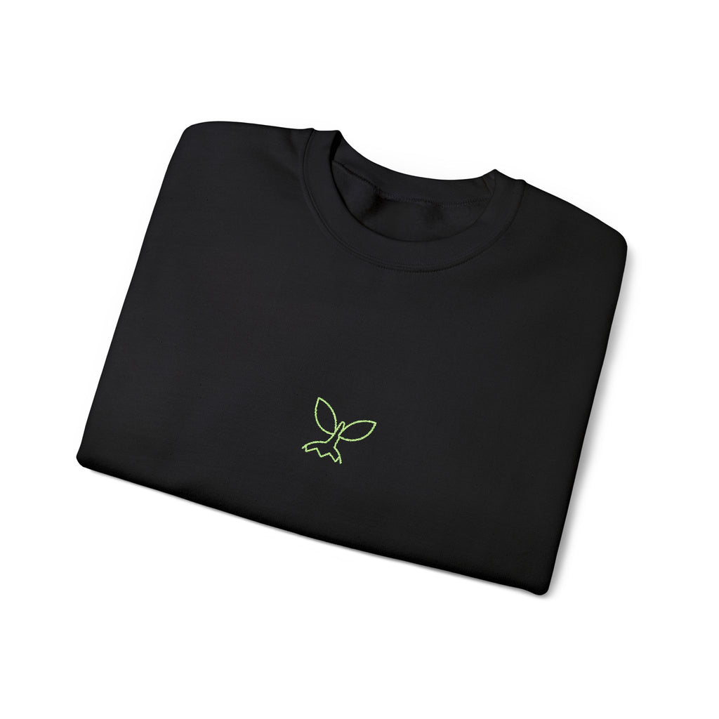 Leafy Twig Unisex Embroidered Crewneck Sweatshirt