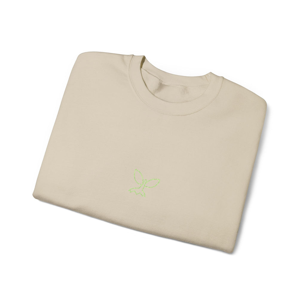 Leafy Twig Unisex Embroidered Crewneck Sweatshirt
