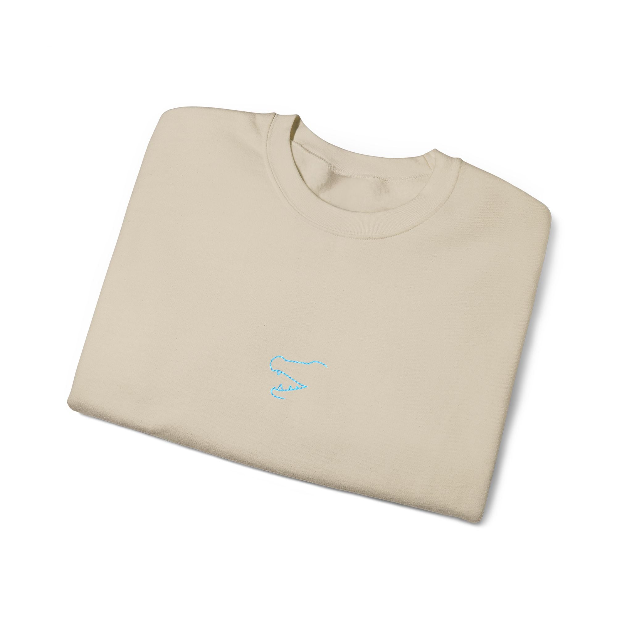 Crocodile Teeth Unisex Embroidered Crewneck Sweatshirt
