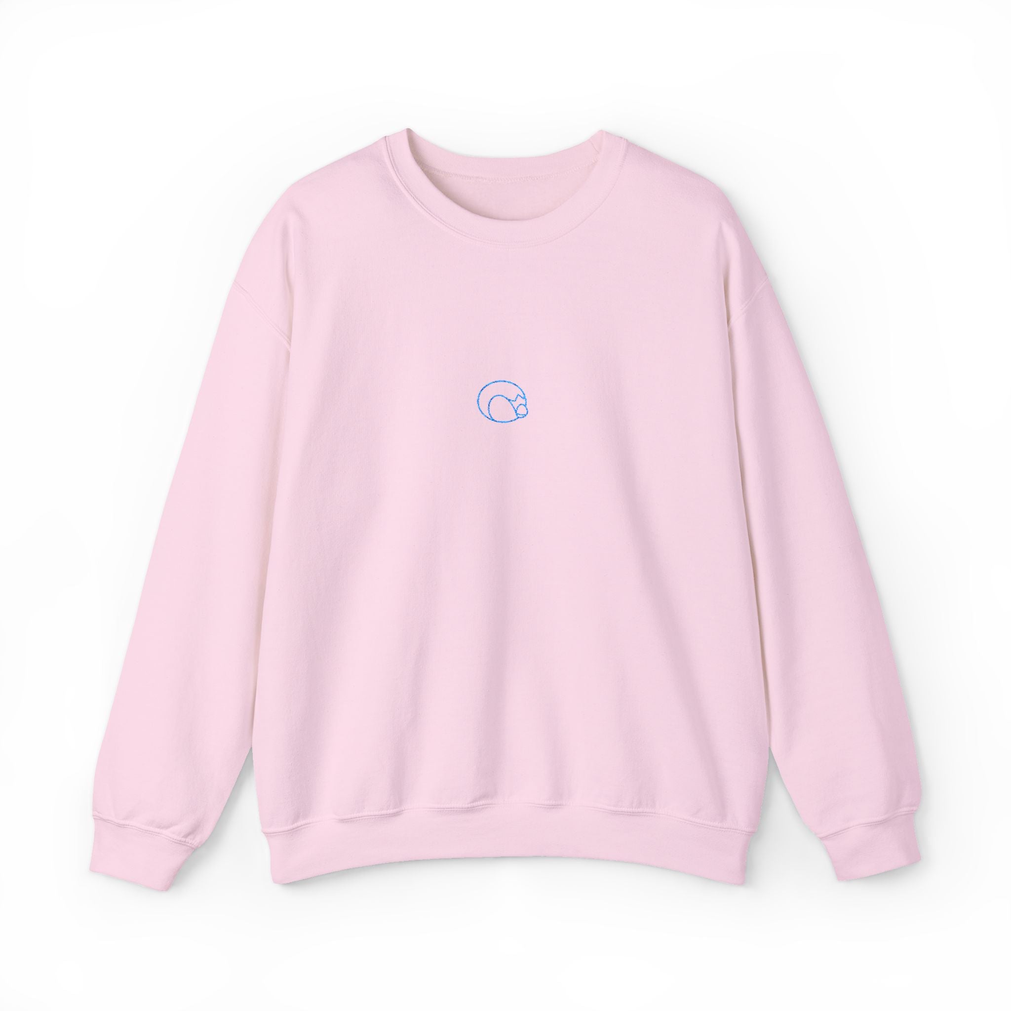 Blue Penguin Unisex Embroidered Crewneck Sweatshirt