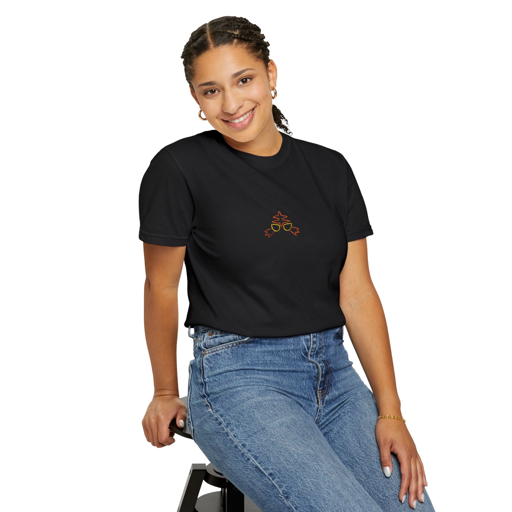 0725 Unisex Embroidered T-shirt