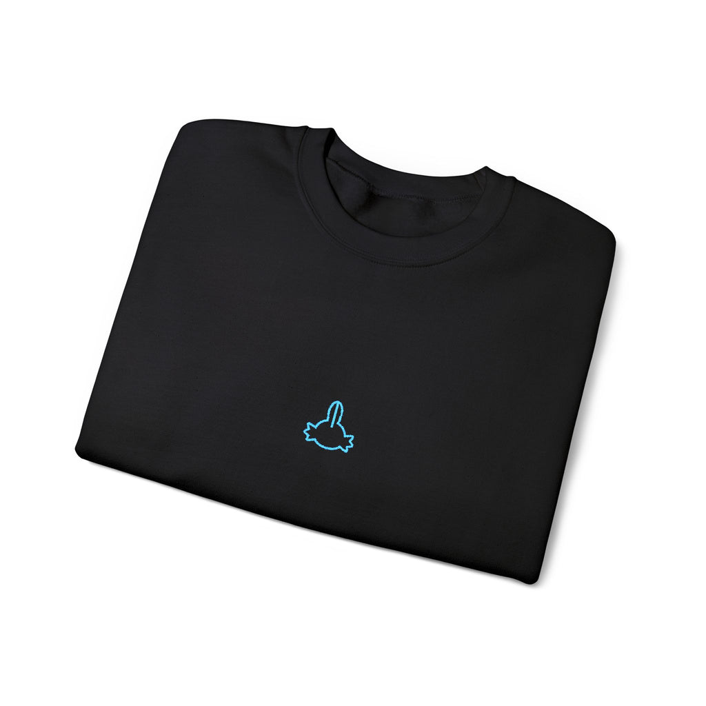 Axolotl Head Unisex Embroidered Crewneck Sweatshirt